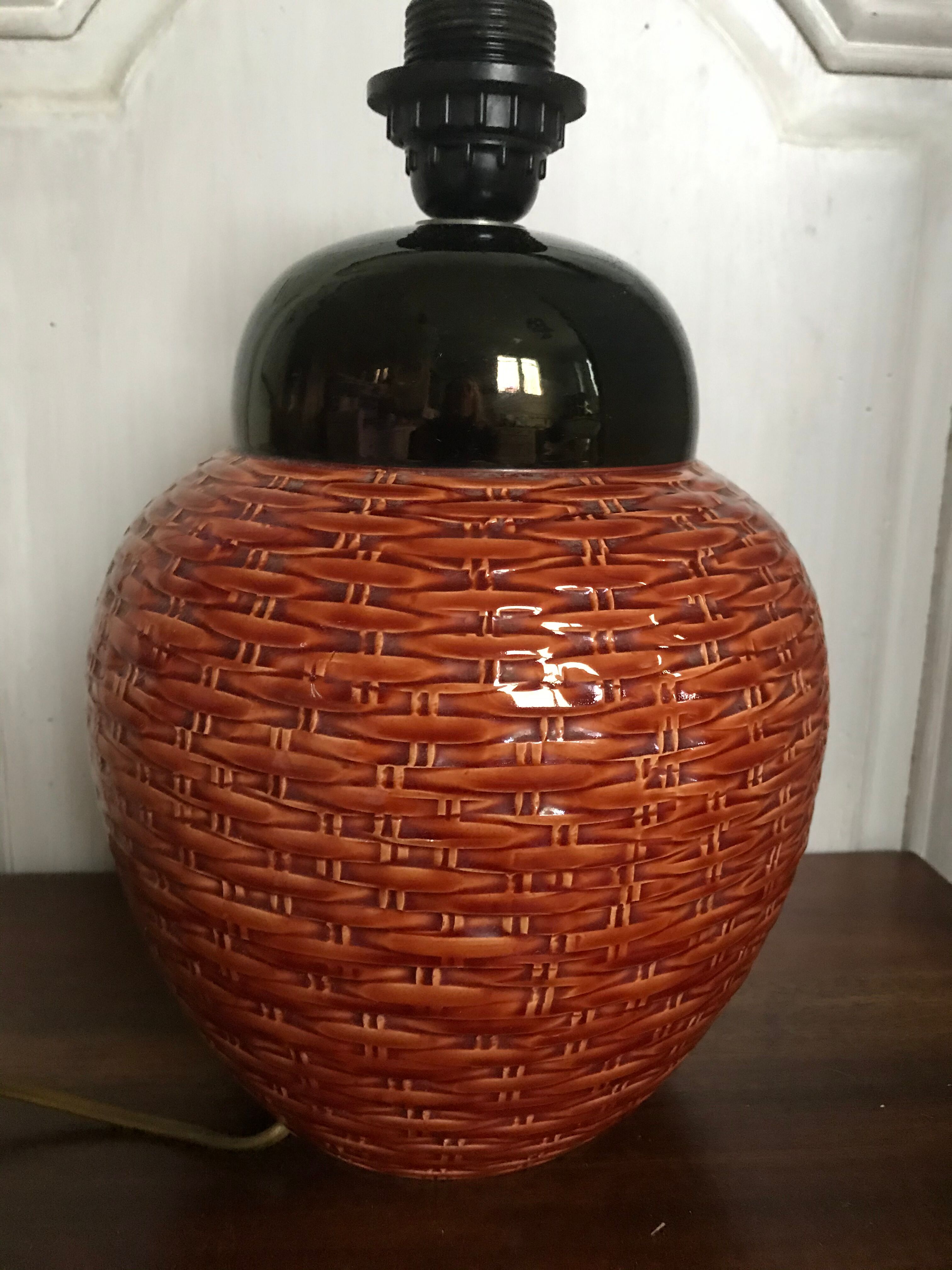 Vintage ceramic lamp