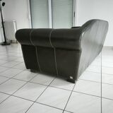 Crozatier 3-seater leather sofa