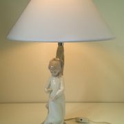 Vintage porcelain lamp Zaphir (Lladro) Spain by sculptor Jose Puche 1978