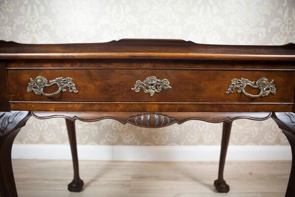 Table à thé murale de type Chippendale, 1950