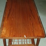 Scandinavian teak coffee table 1960 Arne-Hovmand Olsen for Mogens Kold
