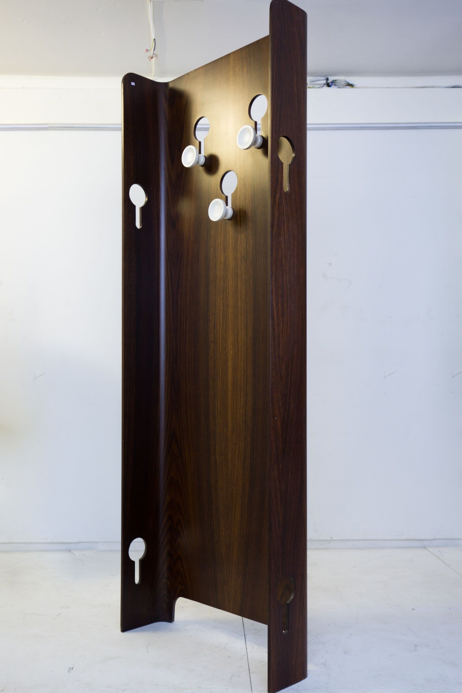 Coat rack by Fiarm Italian rosewood