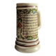 Chope Saint Clément illustrant la recette de la bière H:18cm