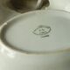 Louis lourioux foecy porcelain beggar's plate with barbell decoration