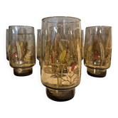 Lot de 8 verres Luminarc Tivoli épi de blé