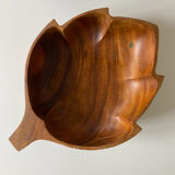 Plat en bois artisanal