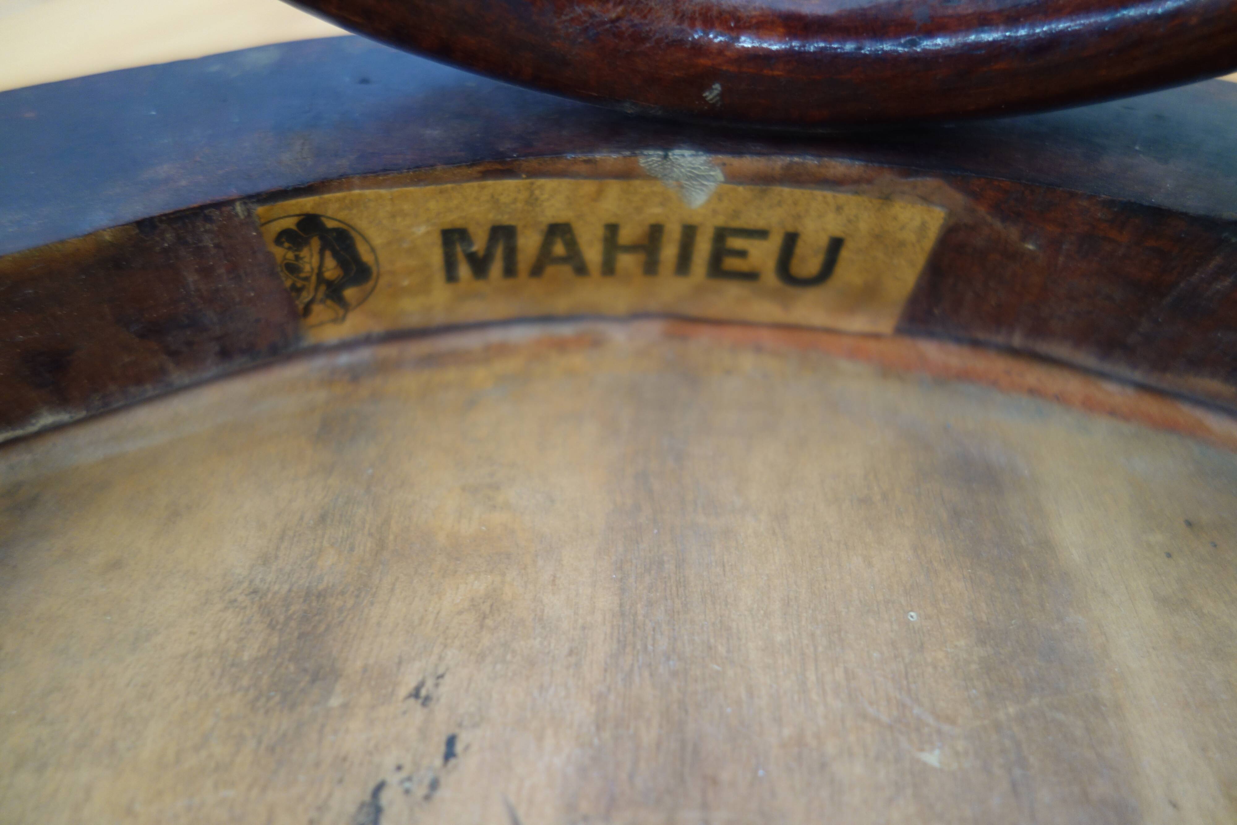 2 old Mahieu  stools