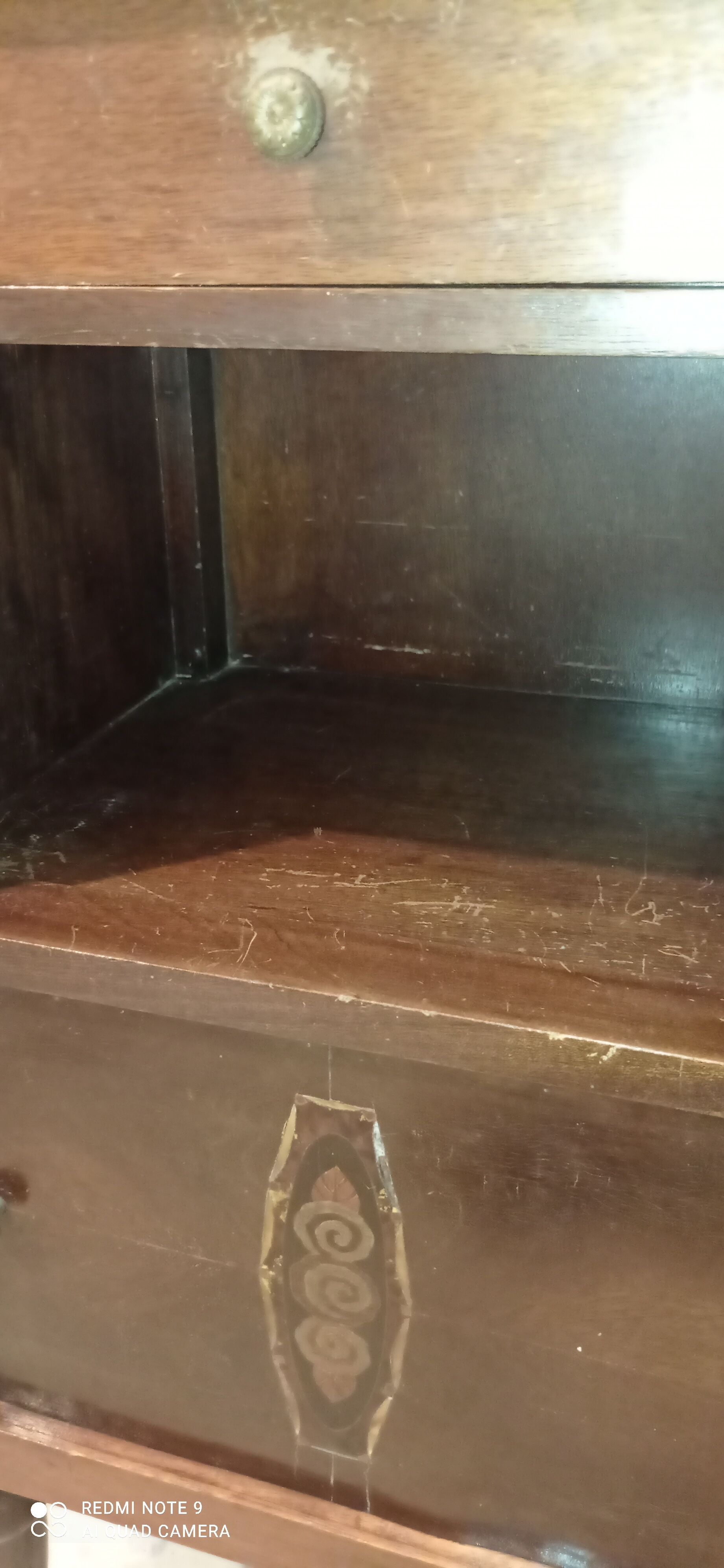 Antique entryway or bedside cabinet