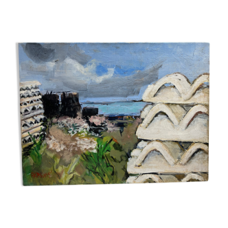 Arcachon Basin painting