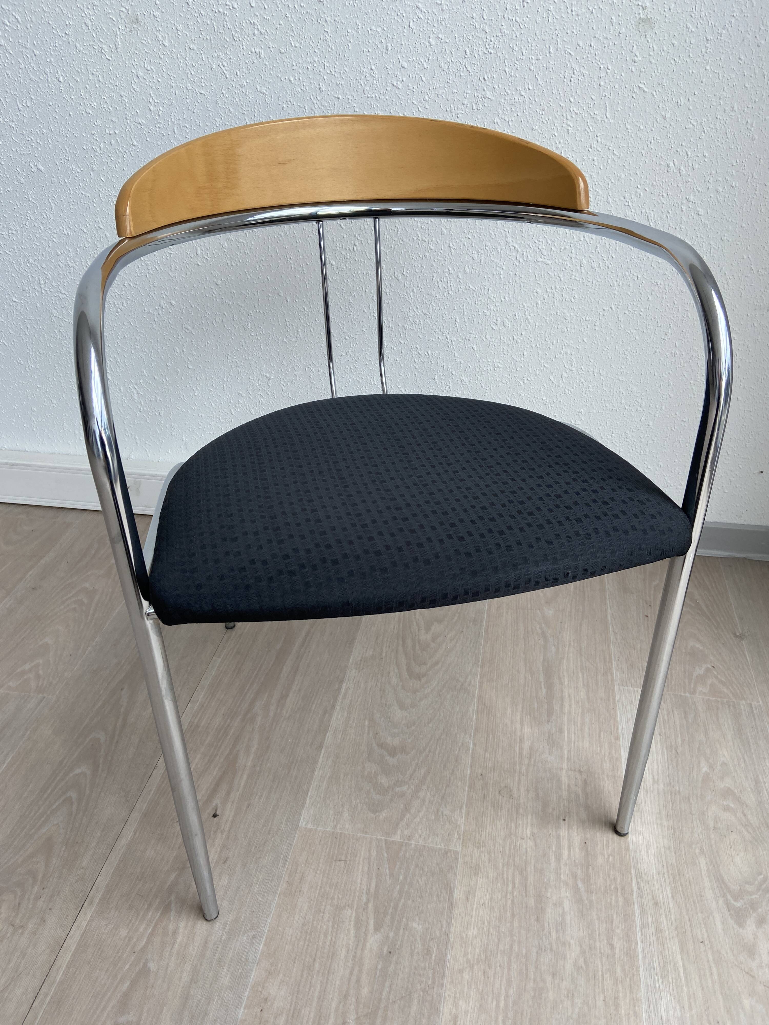 Pair of gondola design chairs