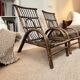 2 fauteuils vintage en rotin