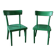 Paire de chaises enfants années 50, style Baumann