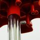 Porte-manteau rouge en plastique et chrome VIP par Lucci et Orlandini pour Velca Italie