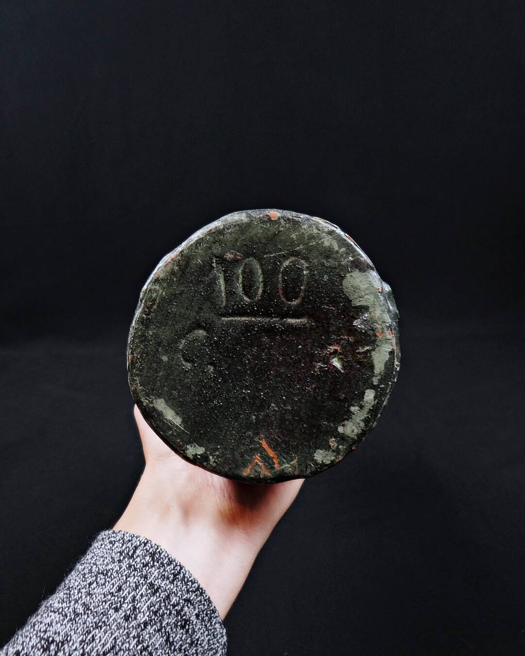 Terracotta vase in the style of Walter Gerhard Art Deco style 1960s