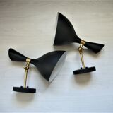 Pair of nordic wall lamps