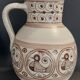 Vintage Talavera ceramic jug vase 20th century