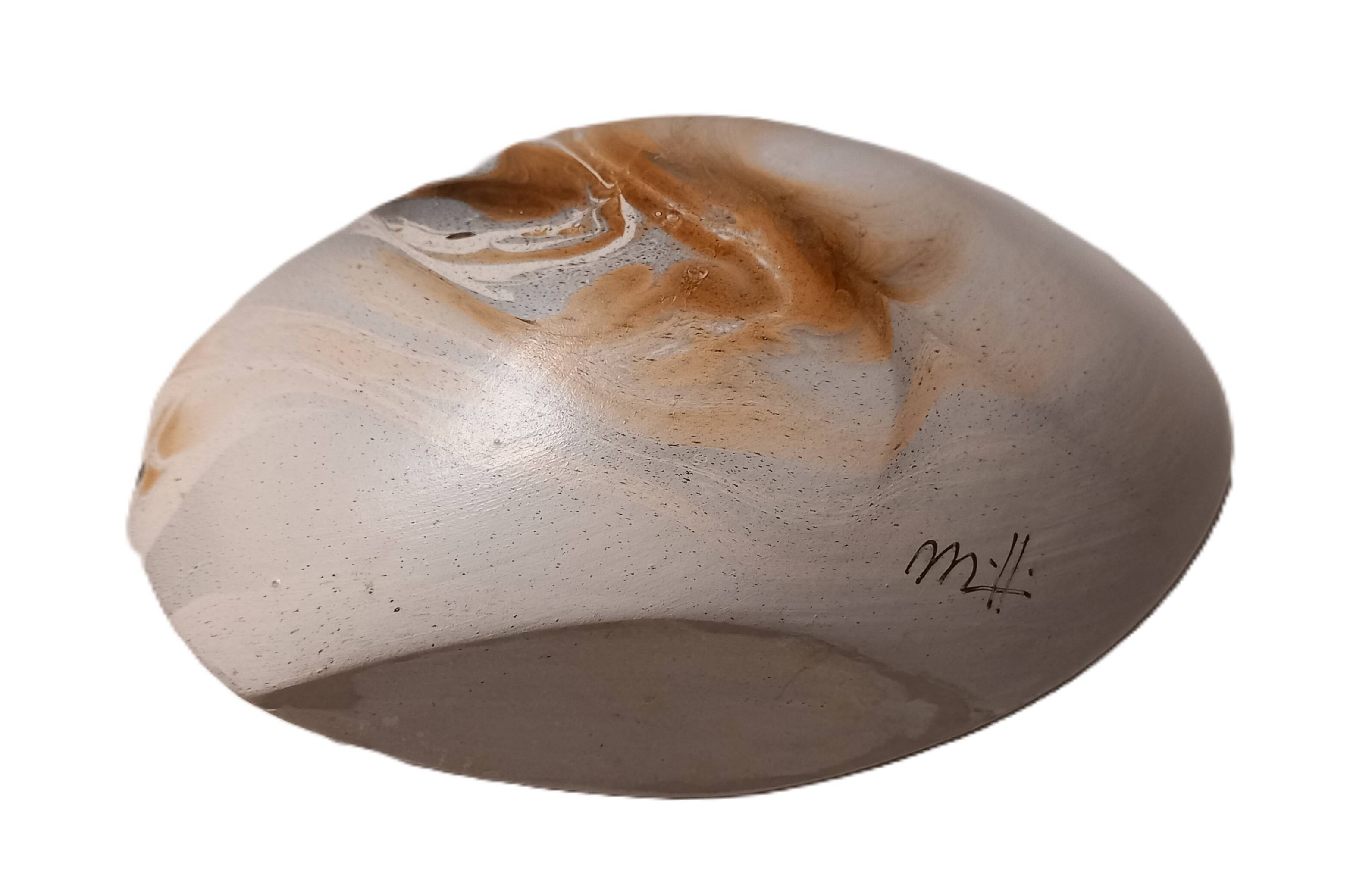 Signed ceramic lens vase