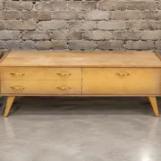 Dressing table set and two modular bedside tables from the 1960s.