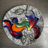 Set of 6 hand-painted ceramic plates – Modernist style