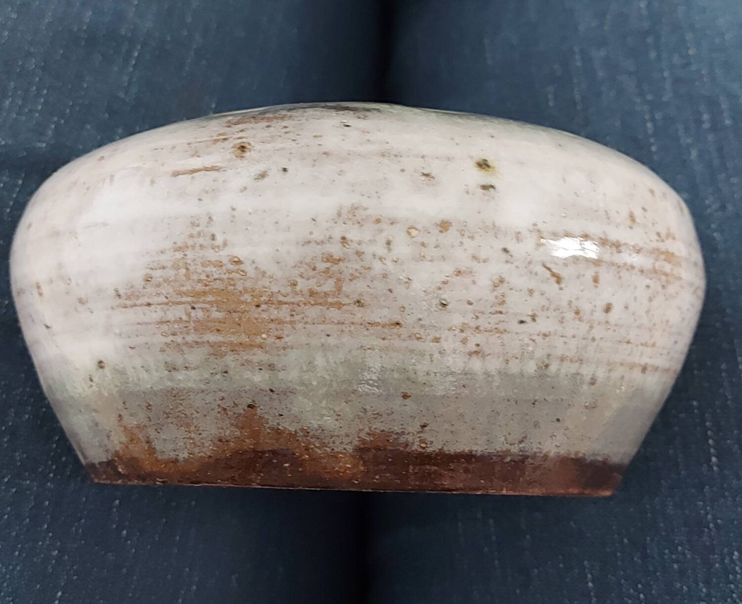 Signed ceramic flower pick