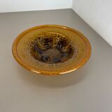 German Glass Bowl by Karl Wiedmann for WMF Ikora, 1930s Baushaus Art Deco