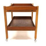 Teak rolling trolley, Sweden, IKEA Möbel, 1960