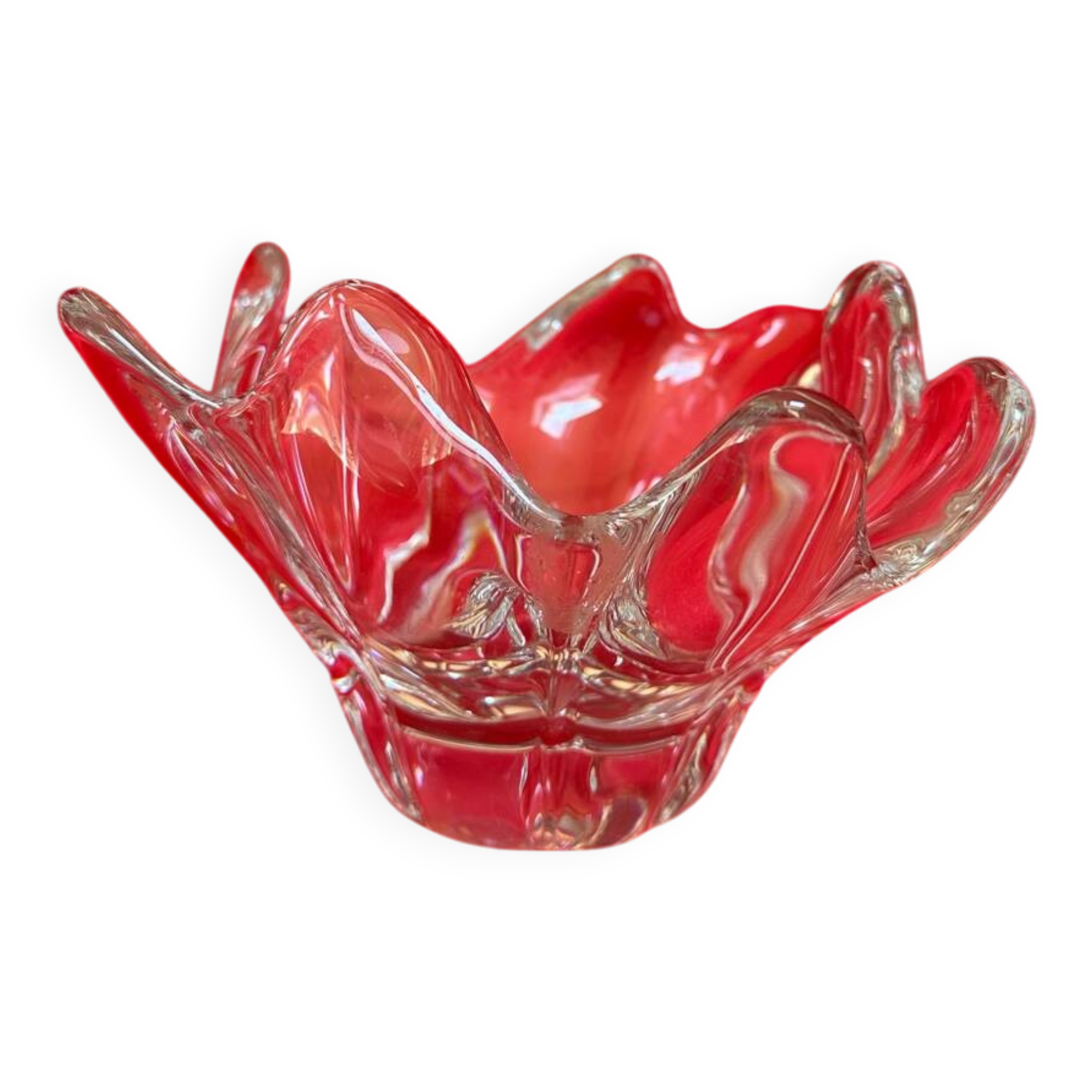 DAUM pocket emptier - Antique crystal