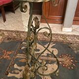 Louis XIV style wrought iron pot holder