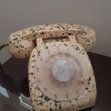 Vintage phone terrazzo effect 1963
