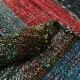 Kilim Red Brown Striped Pattern Vintage Kilim Rug, 93x232Cm