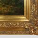 Belgian Artist, Farm Scene, 20th Century, Large Oil on Canvas, Framed