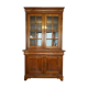 Bookcase 2 bodies in cherry wood Louis Philippe style