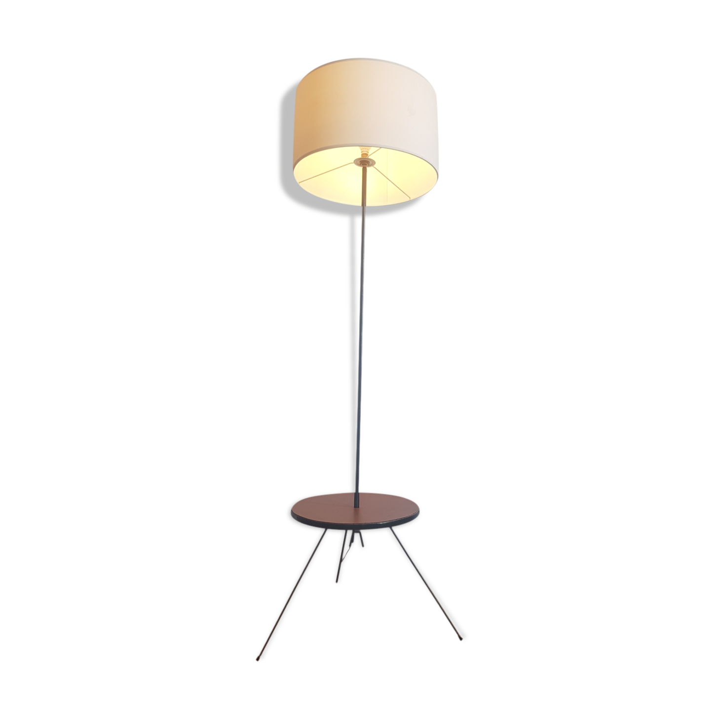 Tripod tablet floor lamp
