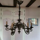 Wrought iron chandelier