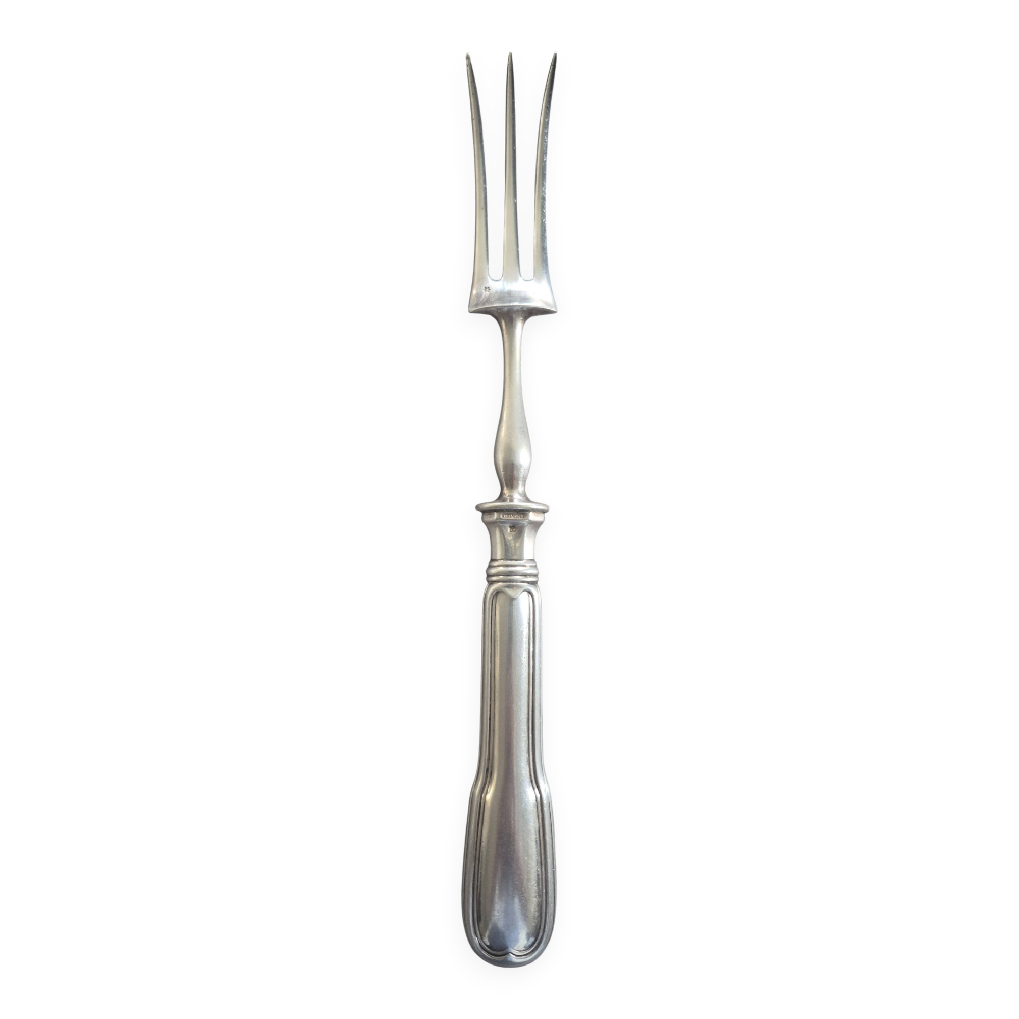Antique Christofle silver-plated leg fork – A613