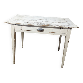 Weathered farmhouse table