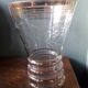 Vase vintage des années 70 en verre ciselé