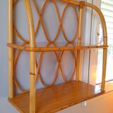 Rattan shelf 60s