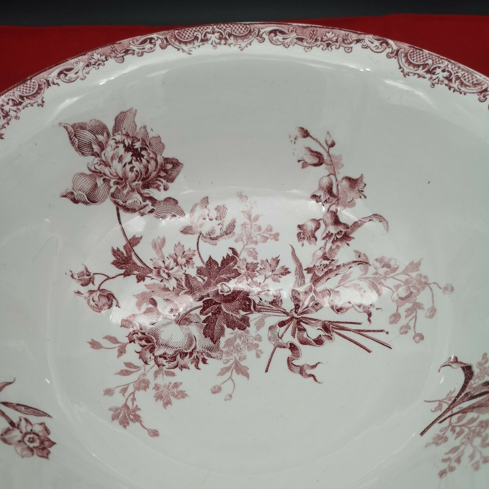 Salad bowl Sarreguemine model Fontanges