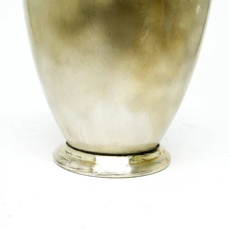 Ikora vase, Art Deco, silver-plated brass, WMF, Germany, 1930s