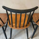 3 vintage Fanett chairs, Tapiovaara model, Stol Kamnik edition