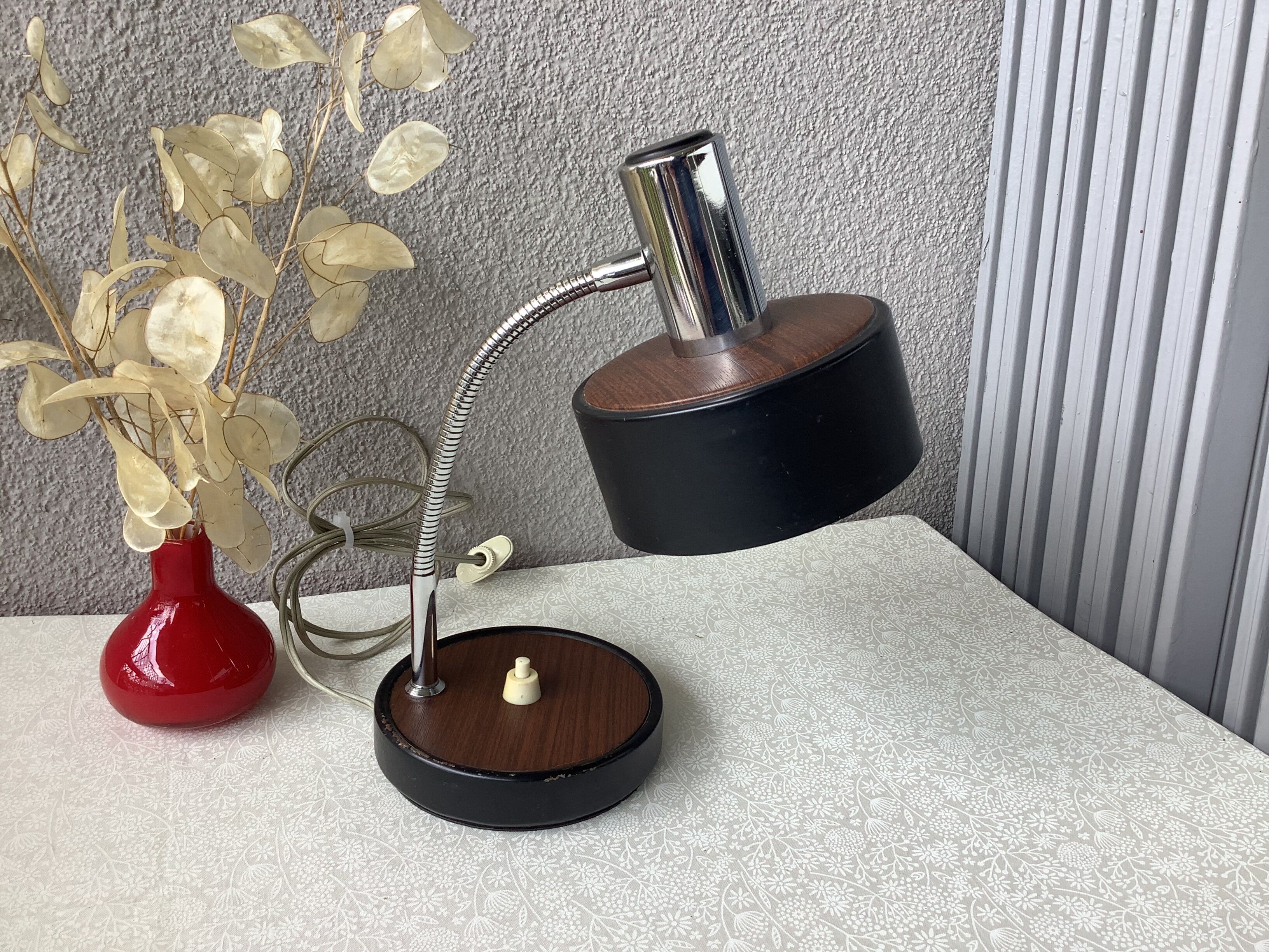 Articulated lamp 50' Italy - wood and metal