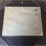 Golden and black frame table