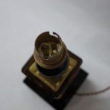 Art Deco style lamp foot in glass and ceramics