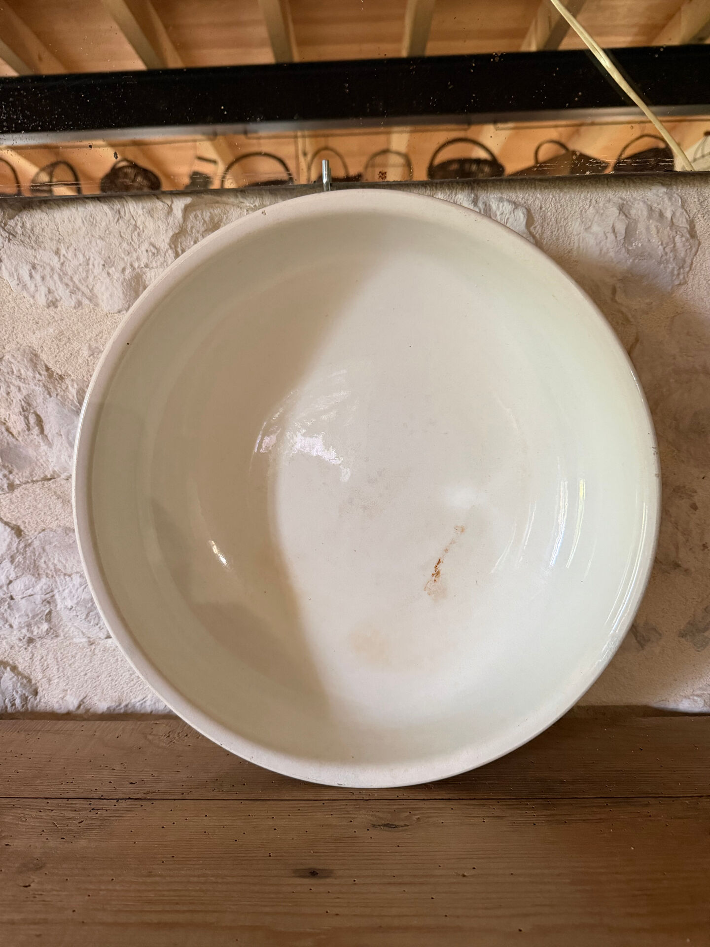 Large earthenware salad bowl from Salins