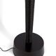 Important brutalist / Africanist lamp in wood – 1950s-1960s