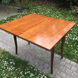 Dining table folding old rosewood from 2 to 6 people