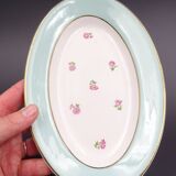 Pair of small cups or opaque porcelain ravines Model Duchess, St Amand Hamage