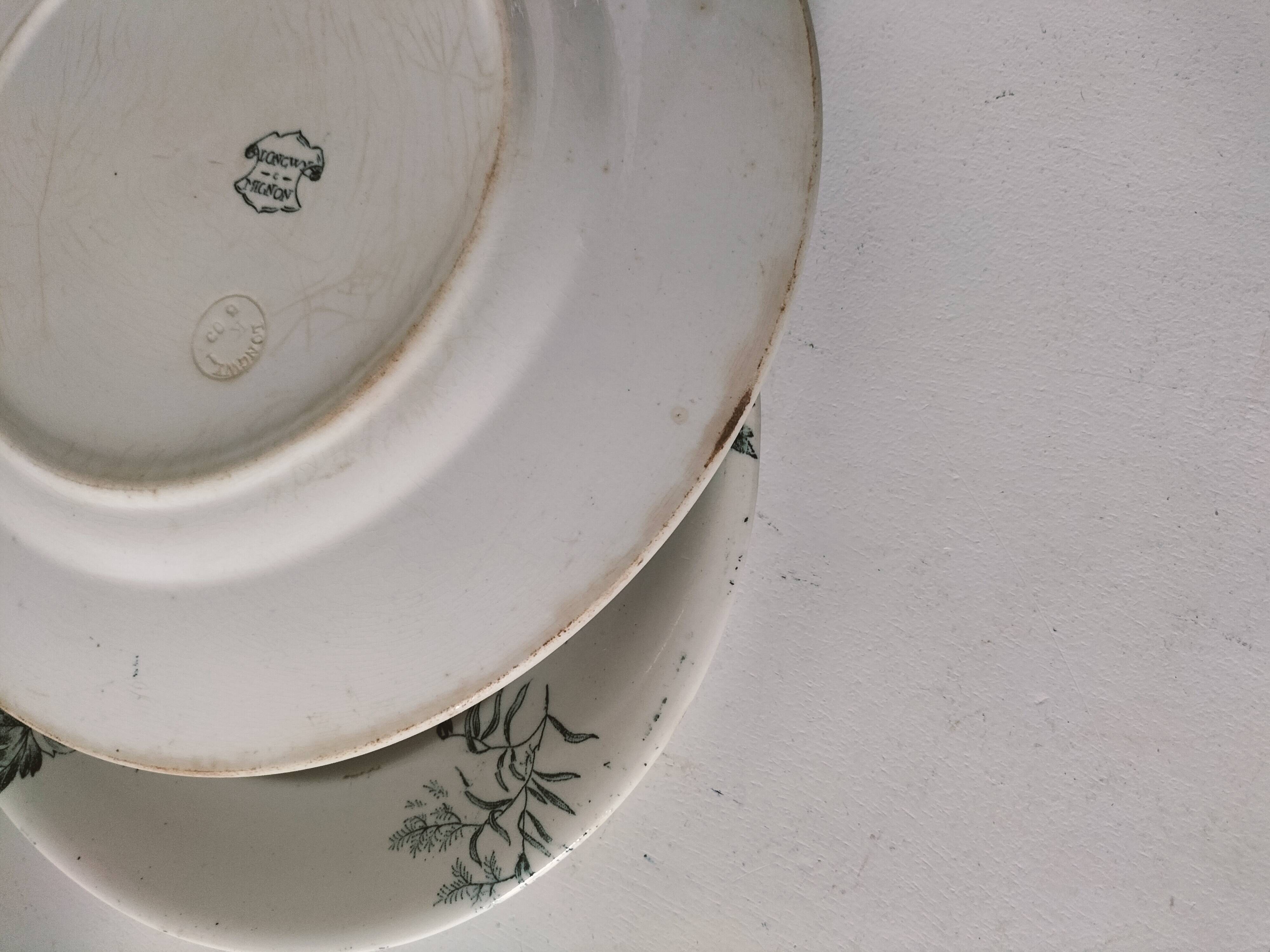 Longwy Mignon Duo – dinner plate and dessert