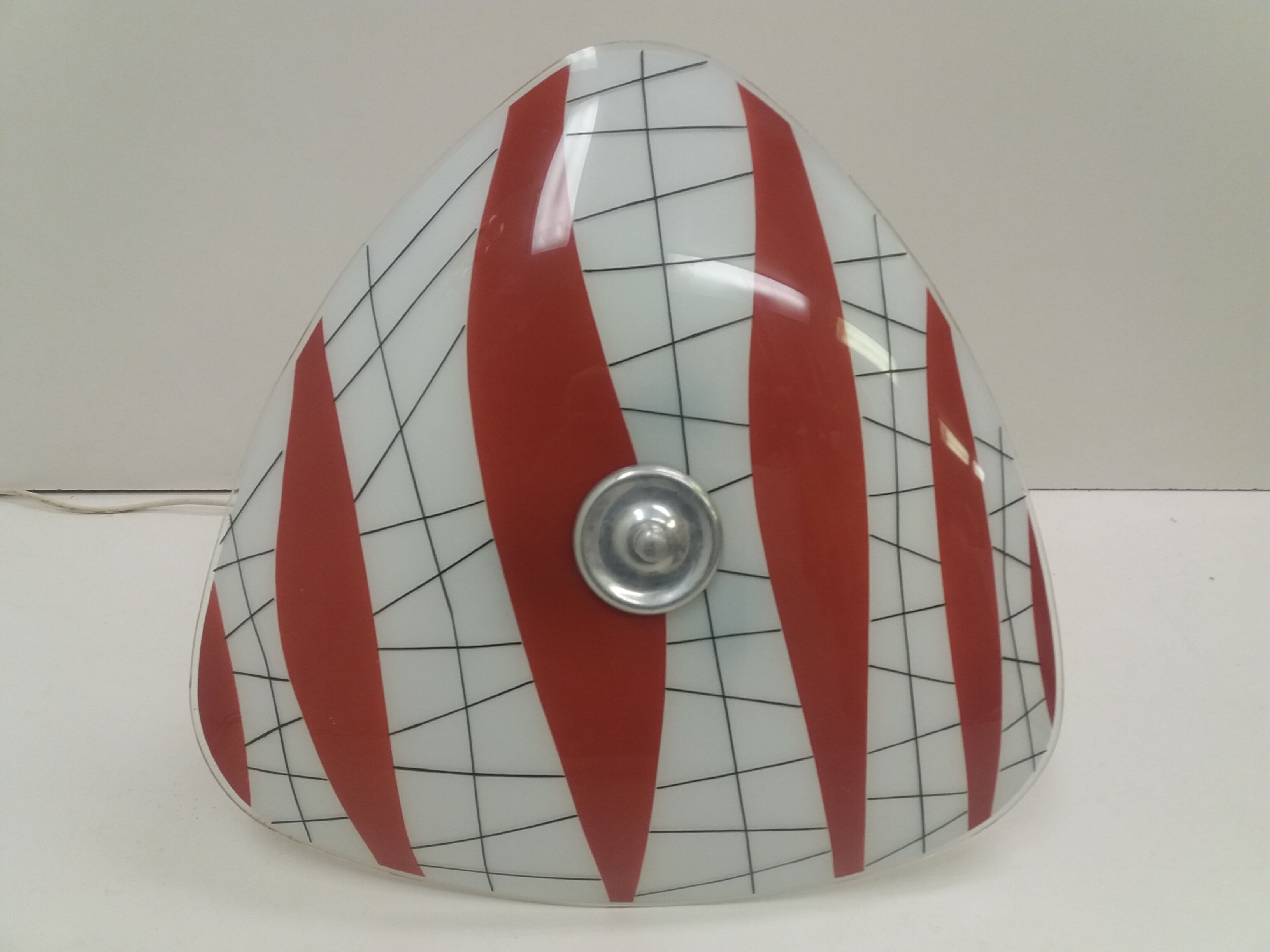 Mid-century design glass pendant/Napako, 1960's